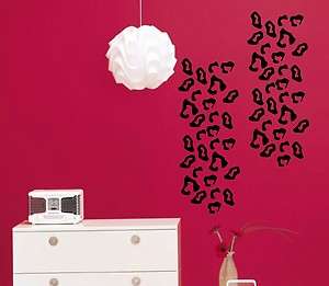 Leopard Panels Set of 2 Vinyl Wall Art Decal Lettering  