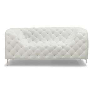  Providence White Loveseat