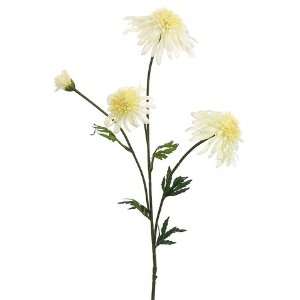   24 Artificial Cream Rudbeckia Silk Flower Sprays 31