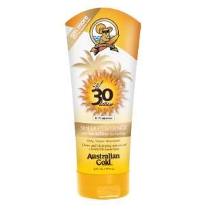  Australian Gold SPF 30 Sheer Coverage Lotion, 6 Ounce 