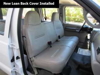 brand new replacement vinyl seat cover fits front bench seat lean back 