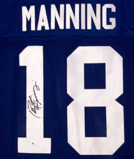 PEYTON MANNING SIGNED AUTO INDIANAPOLIS COLTS JERSEY  