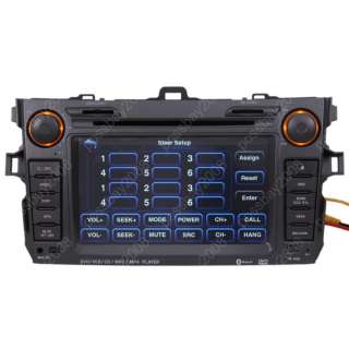 Car GPS Navigation System DVD Player For TOYOTA COROLLA  