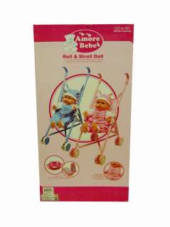 TALKING BABY BOY or BABY GIRL with STROLLER PLAYSET  
