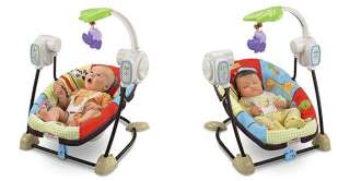 Fisher Price Luv U Zoo SpaceSaver Swing & Seat