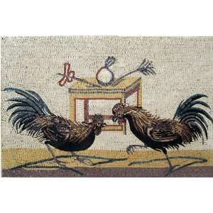    Animal Mosaic Art Tile Wall Kitchen Backsplash