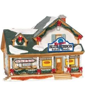  Snow Village, Marjories Blue Ribbon Baked Goods