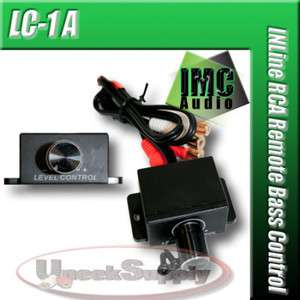 Universal Car Amplifier Bass RCA Gain Level Volume Control Knob AALC 