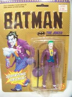 1989 Rare Toy Biz Batman Joker Action Figure w/ Water Squirting 