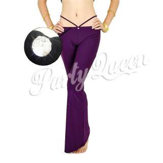 Crystal Casual Wear Cotton Yoga Latin BELLY DANCE Pants  