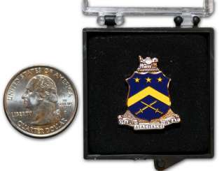 Pi Kappa Phi 24k GF Coat of Arms Lapel Pin  