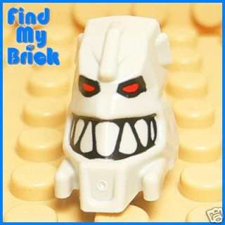 H504A Lego Bionicle Mini Piraka Thok Matoro Head  White  