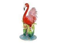 New Swarovski Crystal Red Flamingo Bird Trinket Box  