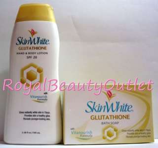 SkinWhite Skin White Whitening Glutathione Lotion, Soap  