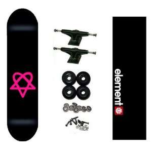  Bam Heartagram Pro HIM Skateboard Complete w/ Element Grip 