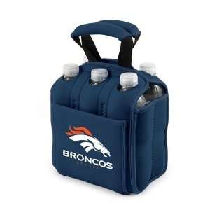  Denver Broncos Insulated Neoprene Six Pack Beverage 