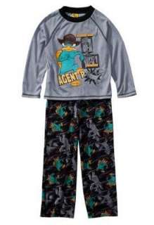 PHINEAS and & FERB Agent P Pajamas Shirt Pants pjs 4/5  