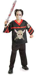 Jason Voorhees Jersey Mask Costume Boys Costumes L  