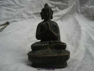 Chinas Tibet old bronze sculpture of the Buddha statue  