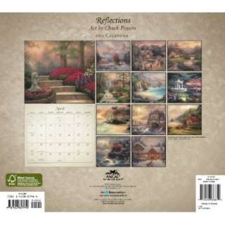 2011 CHUCK PINSON REFLECTIONS Art Calendar (Detail)