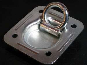 RECESSED D RINGS TRAILER TIE DOWNS CARGO CONTROL RING  