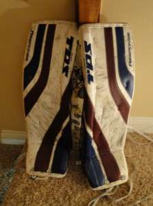   Pro CRAIG ANDERSON Game Used Goalie Pads STITCHED NHL HOCKEY Avalanche