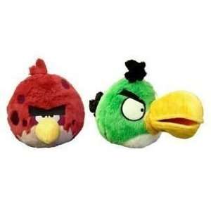   BIRD BIG BRO Red Bird Mini Plush with SOUND Set of 2 Toys & Games