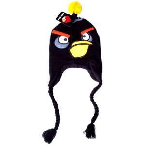  Angry Birds Bomb Black Bird Plush Laplander Earflap Beanie 