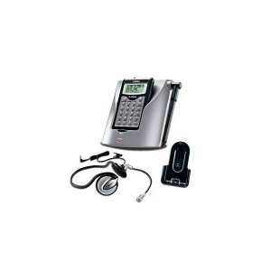   Mini Cordless Headset Phone with Caller ID (Silver/Black) Electronics