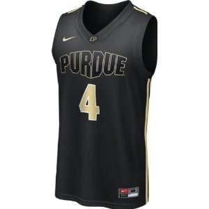   Boilermakers Nike Black Youth #4 Replica 2011 2012 Basketball Jersey
