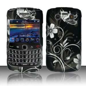 White Flower Case for Blackberry Bold 9700 9780 Cover + Mini Nano 