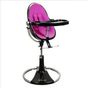  Bundle 76 Black Fresco Loft High Chair in Rosy Pink