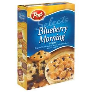 Post Blueberry Morning Cereal, 13.5 Ounce Boxes (Pack of 4)