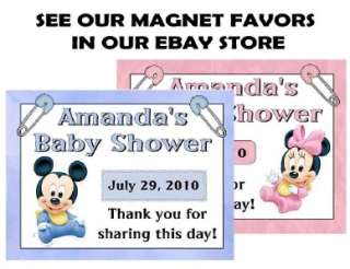 20 BABY MICKEY MINNIIE BABY SHOWER ADVICE CARDS  