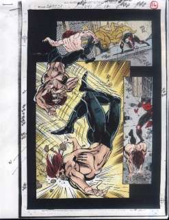  341 ORIGINAL 1995 MARVEL COMIC BOOK SUPERHERO COLOR GUIDE ART PAGE 12