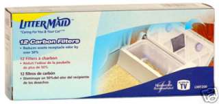 12 pack littermaid lmf200 carbon filters new in box