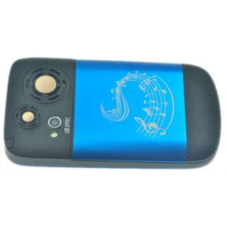 Unlocked Tri Sim Quad Bands TV/FM Qwerty Keyboard Cell Phone C3 blue