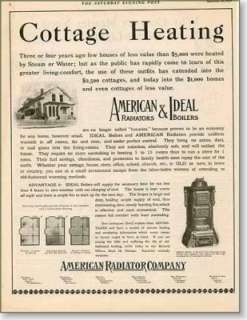 1907 American Radiator Company For cottage heating AD  