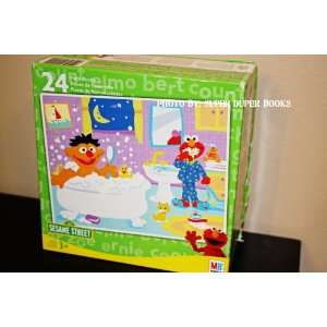  Sesame Street Puzzle Featuring Elmo Brushing His Teeth and 