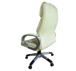 New Modern Design Leather PU Office Chair computer chair Cream  