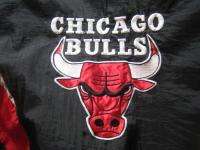 Vintage Chicago Bulls Chalk Line Jacket Youth LG Hooded  