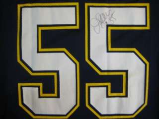 Authentic Chargers STARTER Junior Seau jersey 48 SIGNED  