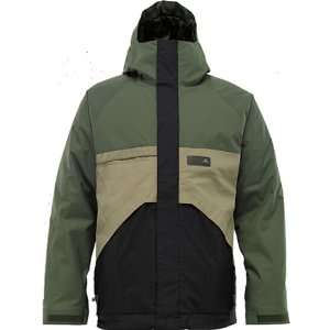 Burton Mens Snowboard Jacket Poacher Sherwood Colorblock  