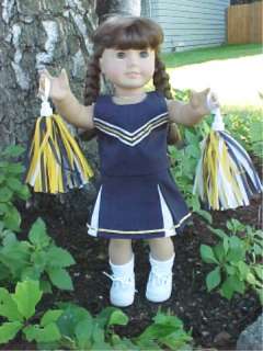 cheer leading 5pc set shirt top pompoms and shoes socks