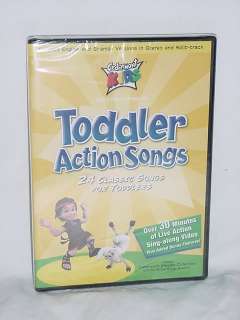 Cedarmont Kids Toddler Action Songs NEW DVD 24 Songs  