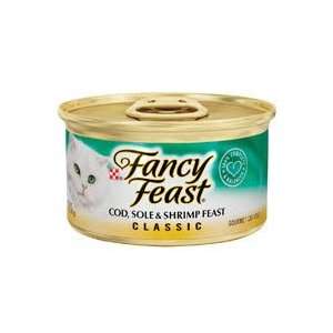   Cod, Sole & Shrimp Feast Canned Cat Food 24/3 oz cans 
