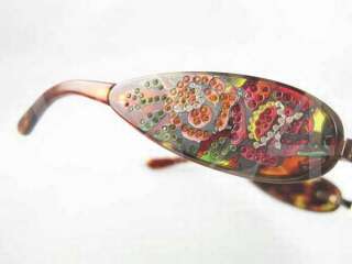 ED HARDY 014 Sunglasses Old School Roses EHS014 COCOA  