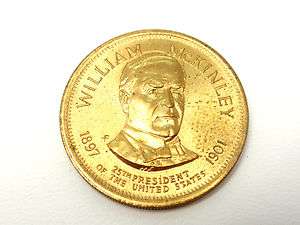   WILLIAM McKINLEY 1897 1901 Collectors Coin Token   FREE SHIP  