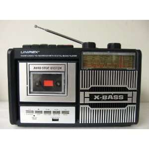 Unirex Corporation RX 120 Radio Cassette Recorder with Digital Music 