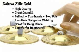 Deluxe (50 sets wholesale) ZILS Cymbals Belly Dance  